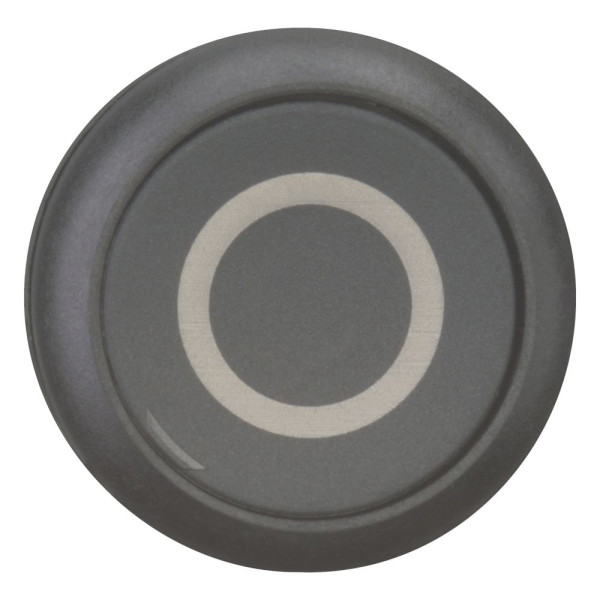 Bouton-poussoir, plat, noir 0, à rappel (M22S-D-S-X0) - Eaton - 216610