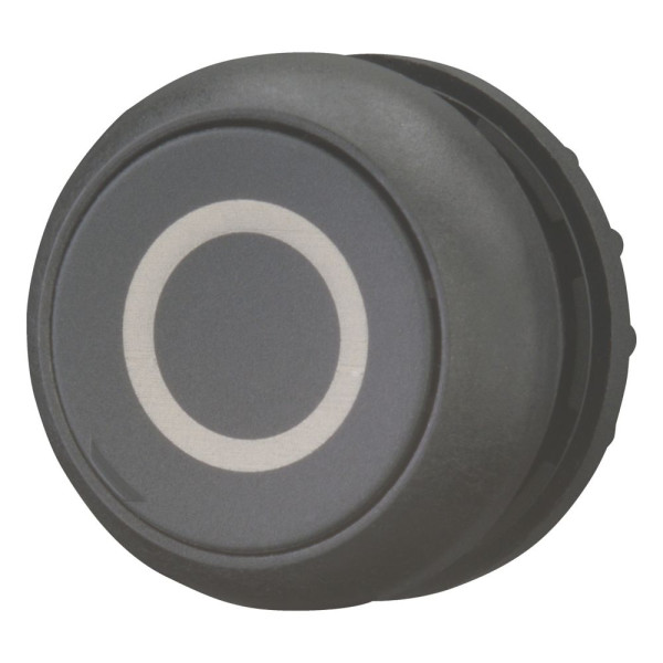 Bouton-poussoir, plat, noir 0, à rappel (M22S-D-S-X0) - Eaton - 216610