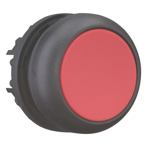 Bouton-poussoir, affleurants, rouge, à accrochage (M22S-DR-R) - Eaton - 216618