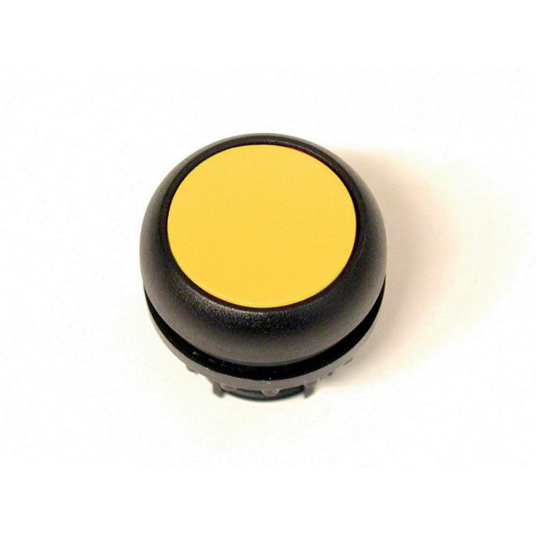 Bouton-poussoir, affleurants, jaune, à accrochage (M22S-DR-Y) - Eaton - 216622
