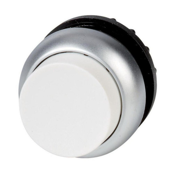 Bouton-poussoir, saillant, blanc, à rappel (M22-DH-W) - Eaton - 216638