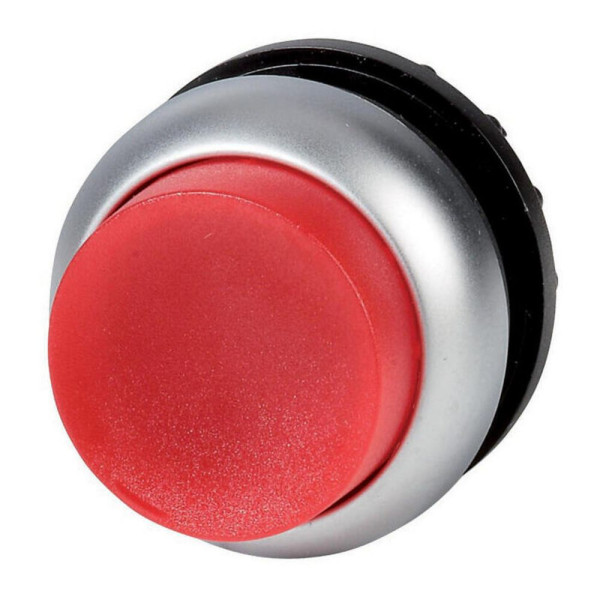 Bouton-poussoir lumineux, saillant, rouge, à accrochage (M22-DRLH-R) - Eaton - 216789