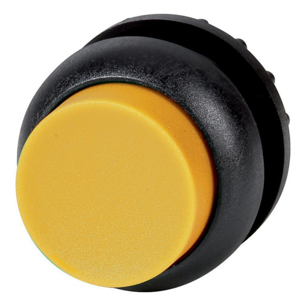 Bouton-poussoir lumineux, saillant, jaune, à accrochage (M22S-DRLH-Y) - Eaton - 216801