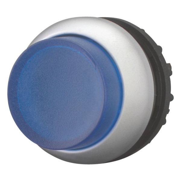 Bouton-poussoir lumineux, saillant, bleu, à rappel (M22-DLH-B) - Eaton - 216973