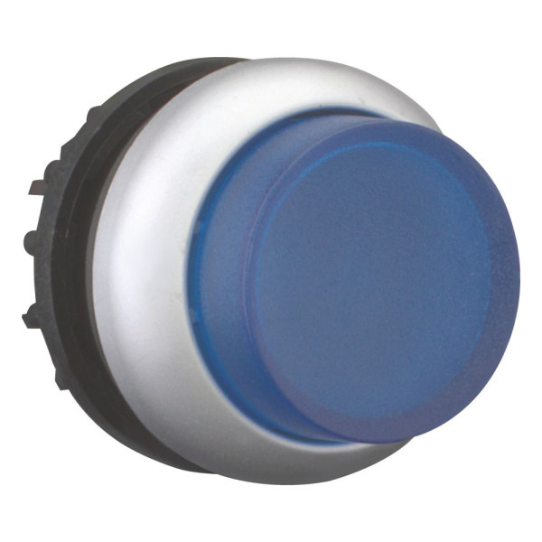 Bouton-poussoir lumineux, saillant, bleu, à rappel (M22-DLH-B) - Eaton - 216973