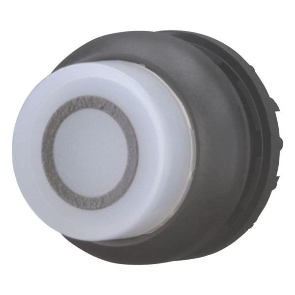 Bouton-poussoir lumineux, saillant, blanc 0, à rappel (M22S-DLH-W-X0) - Eaton - 216980