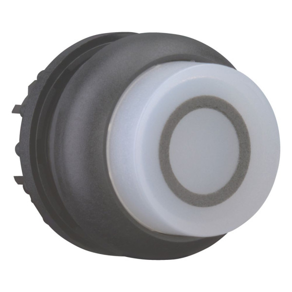 Bouton-poussoir lumineux, saillant, blanc 0, à rappel (M22S-DLH-W-X0) - Eaton - 216980