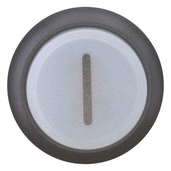 Bouton-poussoir lumineux, saillant, blanc i, à rappel (M22S-DLH-W-X1) - Eaton - 216982