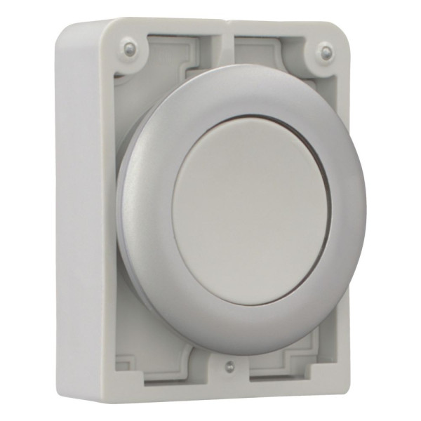 Bouton poussoir 30mm,flush, a rappel,gris, sans inscription (M30C-FD-GR) - Eaton - 182923