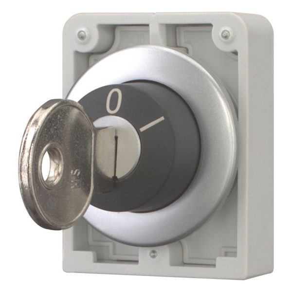 Commut-clé, 30mm, non compatibl serrures combin- multi, 2 pos, a rappel,ms2 (M30C-FWS-MS2) - Eaton - 187073