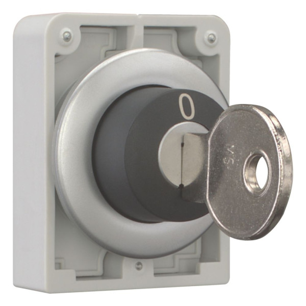 Commut-clé, 30mm, non compatibl serrures combin- multi, 2 pos, a rappel,ms2 (M30C-FWS-MS2) - Eaton - 187073