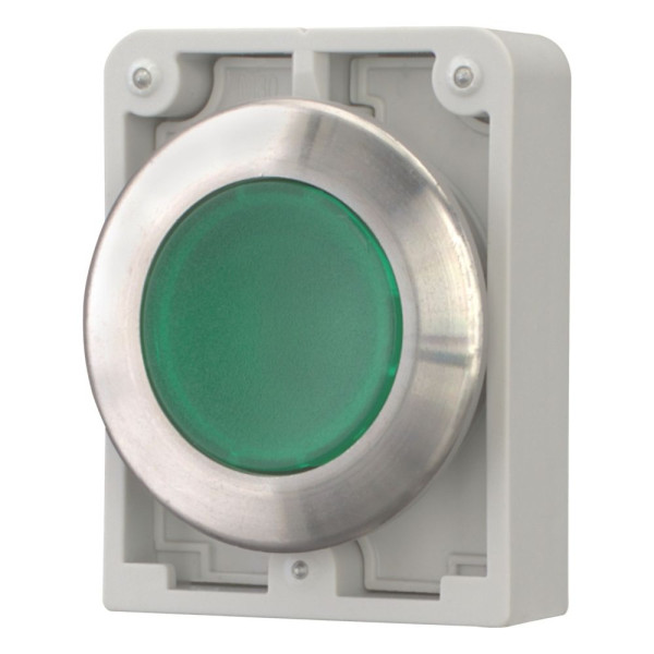 Bouton-poussoir lumin.,30mm affleur.vert (M30I-FDL-G) - Eaton - 188060