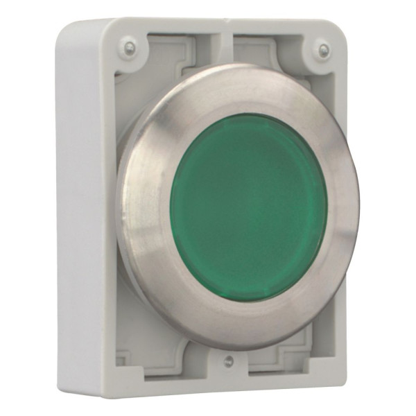 Bouton-poussoir lumin.,30mm affleur.vert (M30I-FDL-G) - Eaton - 188060
