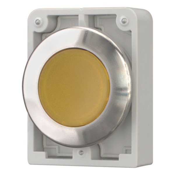 Bouton-poussoir lumin.30mm affleur.jaune (M30I-FDL-Y) - Eaton - 188061