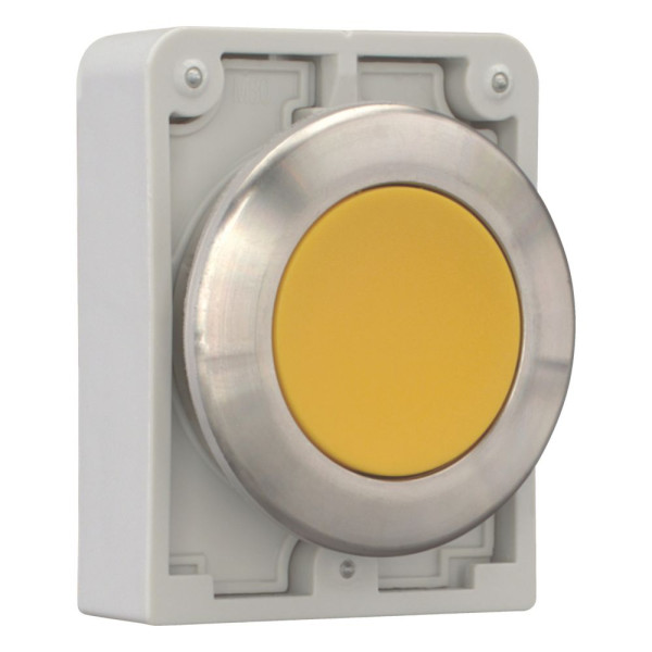 Bouton-poussoir,30mm affleur.,jaune (M30I-FD-Y) - Eaton - 188088