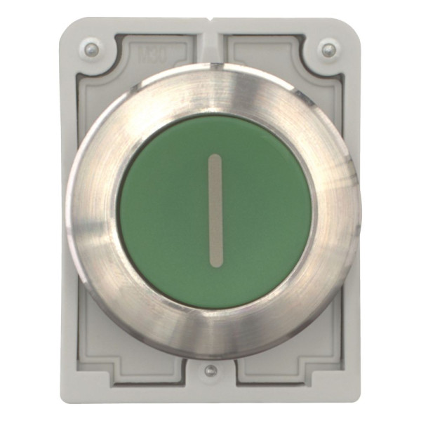 Bouton-poussoir,30mm affleur.,vert "i" (M30I-FD-G-X1) - Eaton - 188100