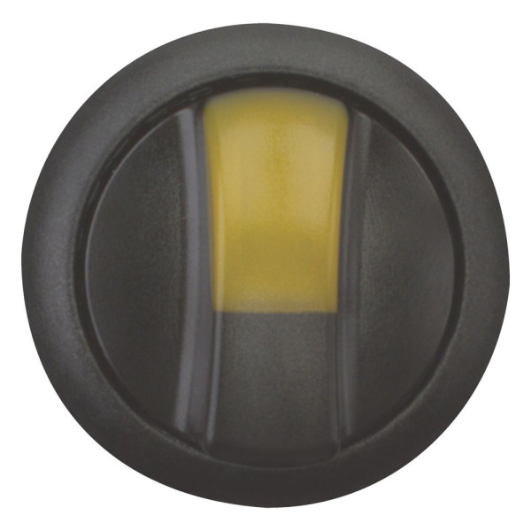 Commutateur rotatif lumineux, 3 positions, jaune, à rappel (M22S-WLK3-Y) - Eaton - 216840