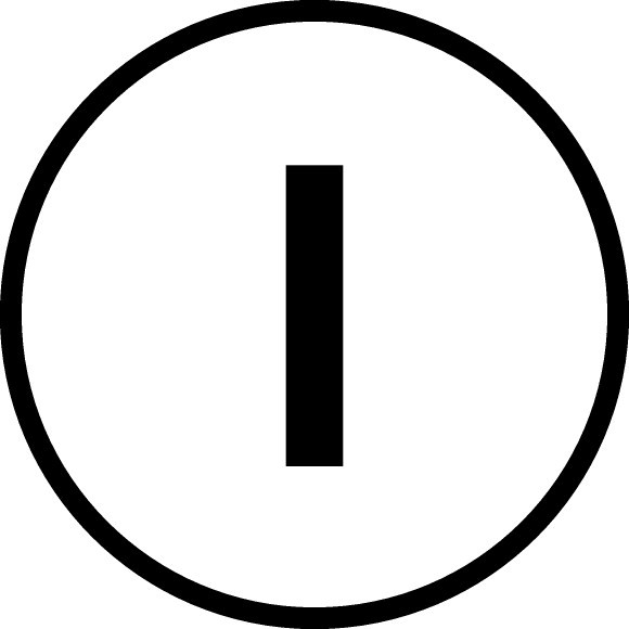 Étiquette, plate blanche, i (M22-XD-W-X1)