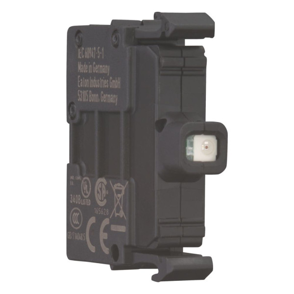Élément voyant, led, blanc, fixation par l'avant, 12 v (M22-LED12-W) - Eaton - 279388