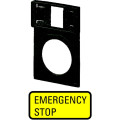 Support, +étiquette, emergency stop (Q25TGE-299)