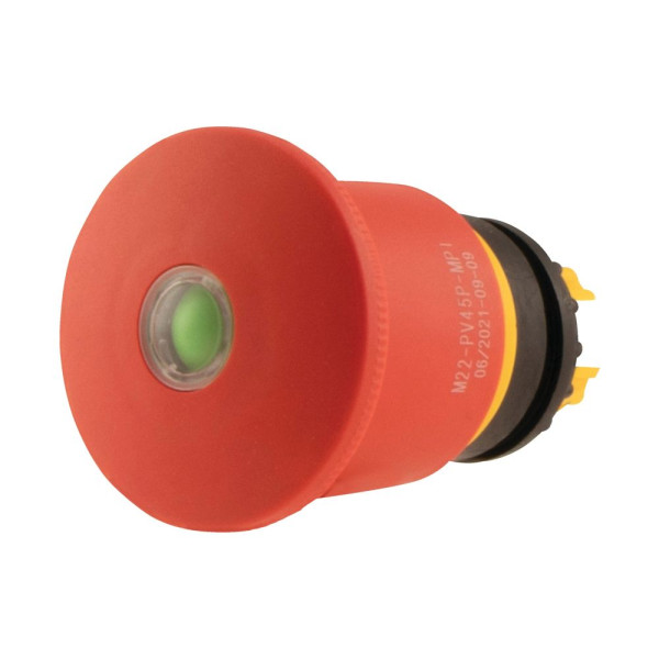Arrêt d´urgence,45mm,déverr.indicat.pos. (M22-PV45P-MPI) - Eaton - 152863
