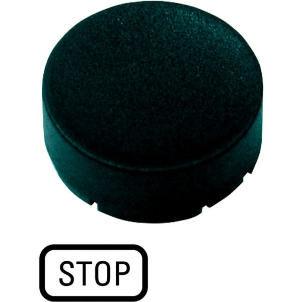 Étiquette, saillante noire, stop (M22-XDH-S-GB0) - Eaton - 218240