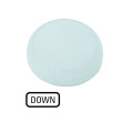Verrine, voyant lumineux blanc, plate, down (M22-XL-W-GB4)