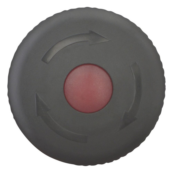 Bouton d'arrêt d'urgence coup de poing, lumineux, initiale par rotation (M22S-PVLT) - Eaton - 271540