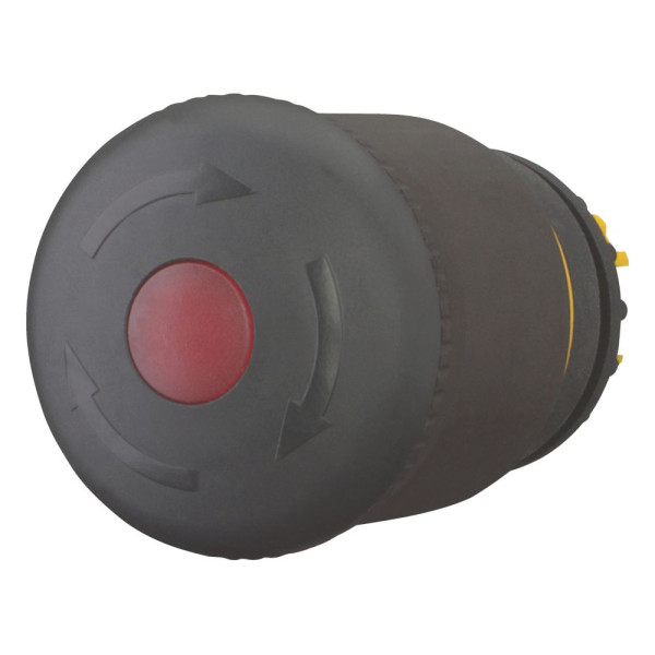Bouton d'arrêt d'urgence coup de poing, lumineux, initiale par rotation (M22S-PVLT) - Eaton - 271540