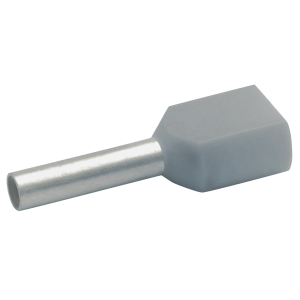Embouts Klauke gris pour 2 x 075²x8