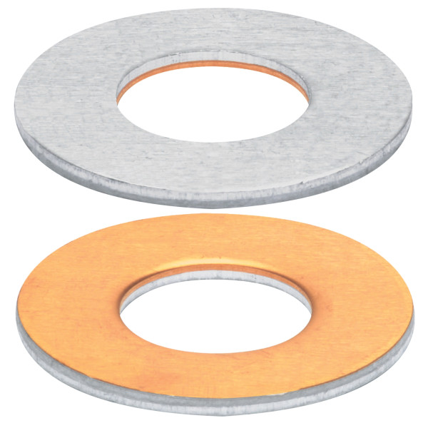 Rondelle bi métal Klauke 18x8.5x1mm