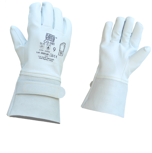 Surgants en cuir pour gants isolants, domaine bt taille 11 - Catu - CG98111