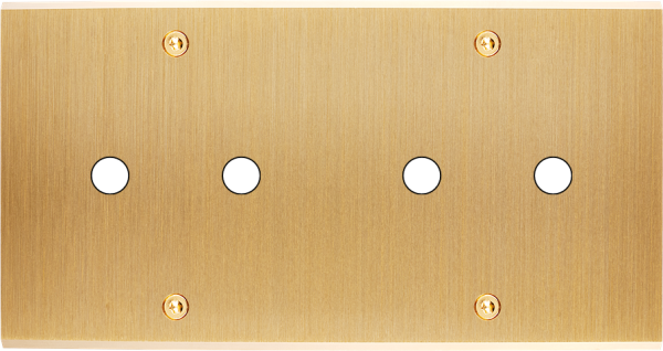 Façade Confidence Laiton double horizontale 4 PUSH à vis (184-410)