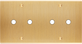 Façade Confidence Laiton double horizontale 4 PUSH à vis (184-410)