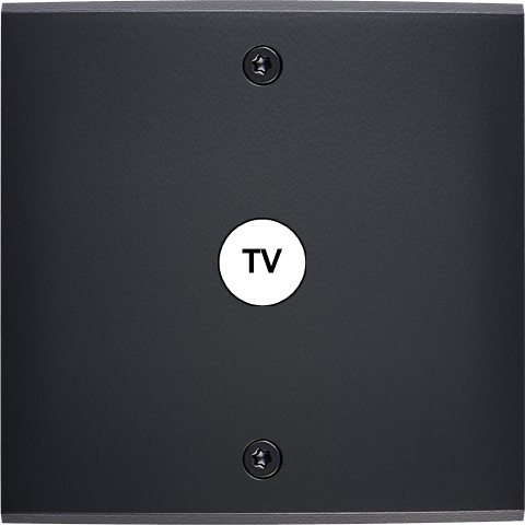 Façade Confidence Laiton  Noir simple TV à vis (194-408)