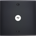 Façade Confidence Laiton  Noir simple TV à vis (194-408)