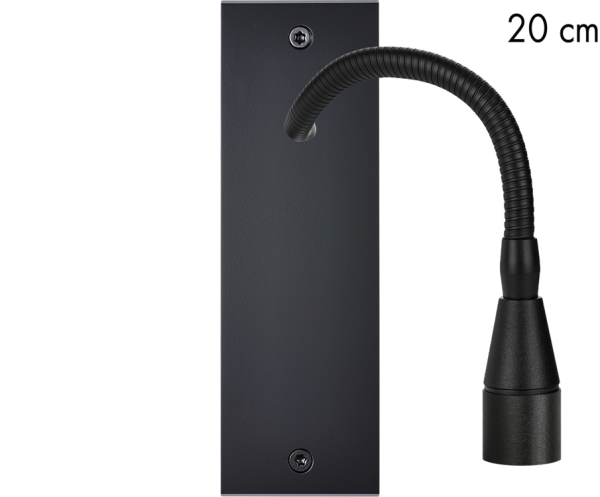 Façade confidence laiton noir mat etroite longue liseuse fine 20