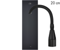 Façade confidence laiton noir mat etroite longue liseuse fine 20