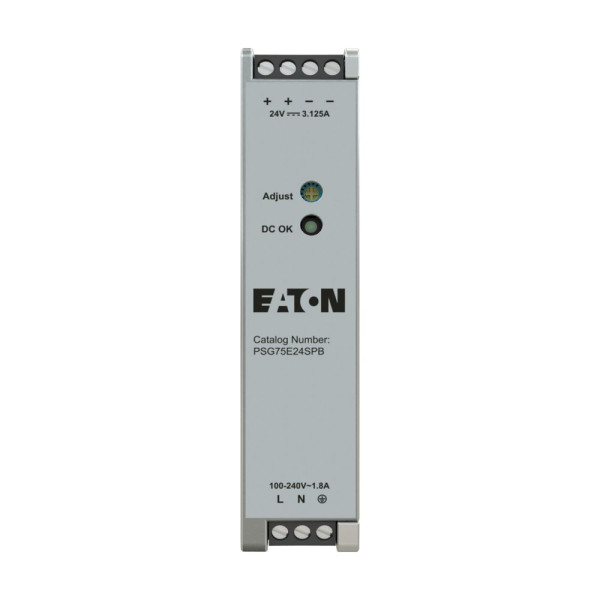 Alimentation monophosée, 75w, 24vdc