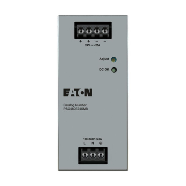 Alimentation monophosée, 480w, 24vdc