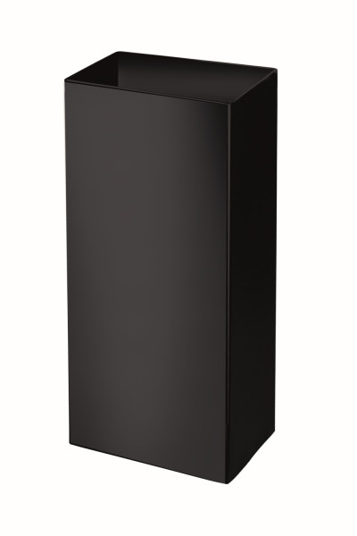 Collecteur metal tri selectif 40l noir