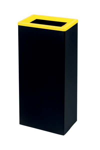 Couvercle jaune pour collecteur metal tri selectif 40l
