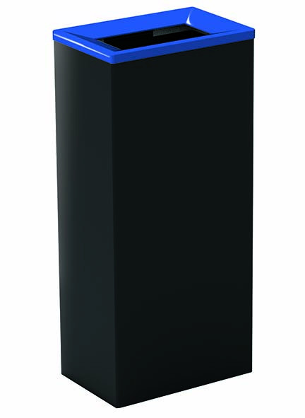 Couvercle bleu pour collecteur metal tri selectif 60l