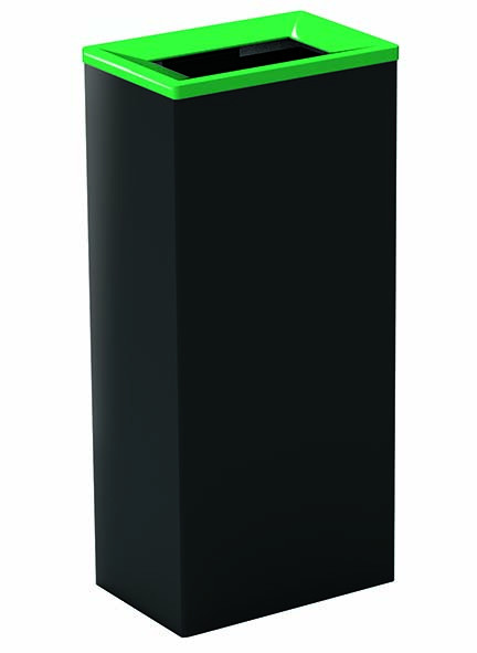 Couvercle vert pour collecteur metal tri selectif 60l