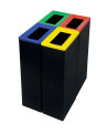 Couvercle vert pour collecteur metal tri selectif 60l