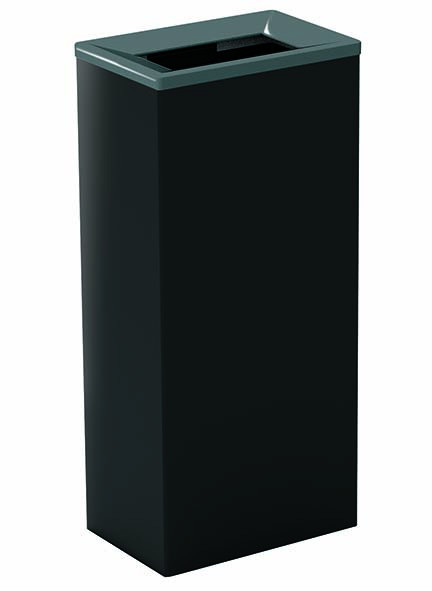 Couvercle gris pour collecteur metal tri selectif 60l