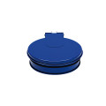 Support sac avec couvercle bleu