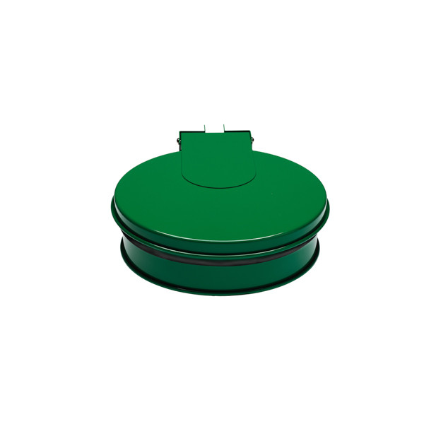Support sac avec couvercle vert