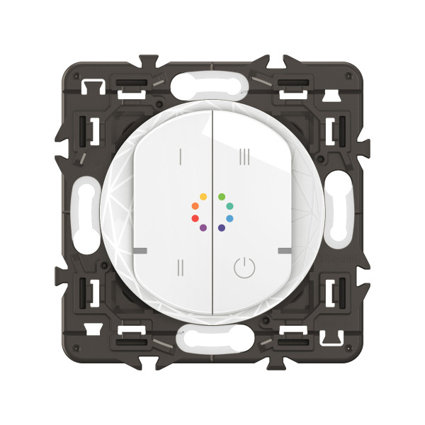 Commande filaire Céliane couleurs With Netatmo - Blanc, extra-plate, complète