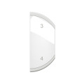 Enjoliveur céliane myhome marquage scénario 3-4 - 1 module droite blanc